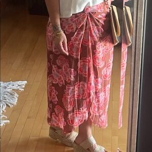 NWT Loft floral skirt